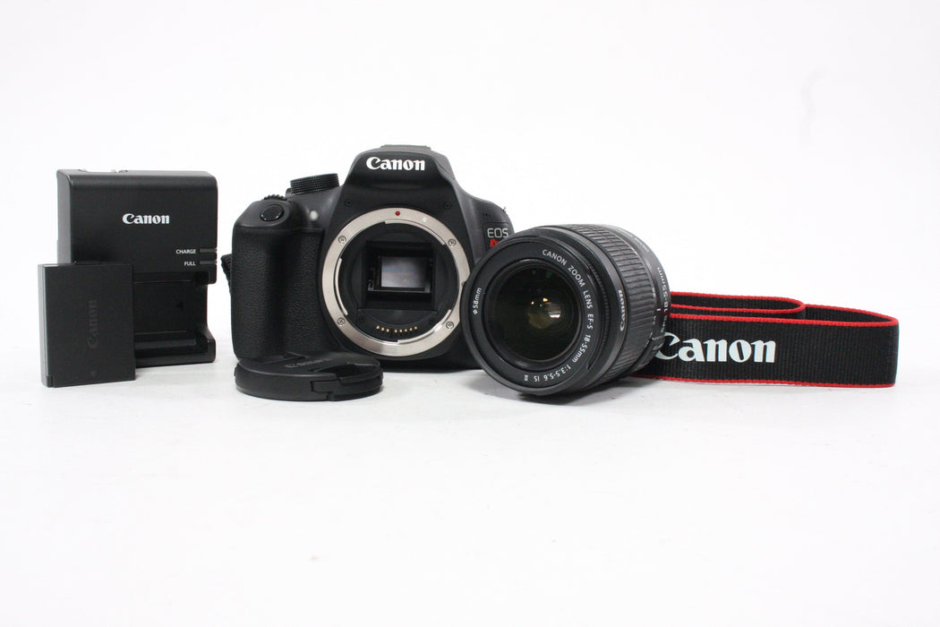 Canon T5 DSLR Camera Body with 18-55mm f/3.5-5.6 IS II Lens with Shutter Count ONLY 558