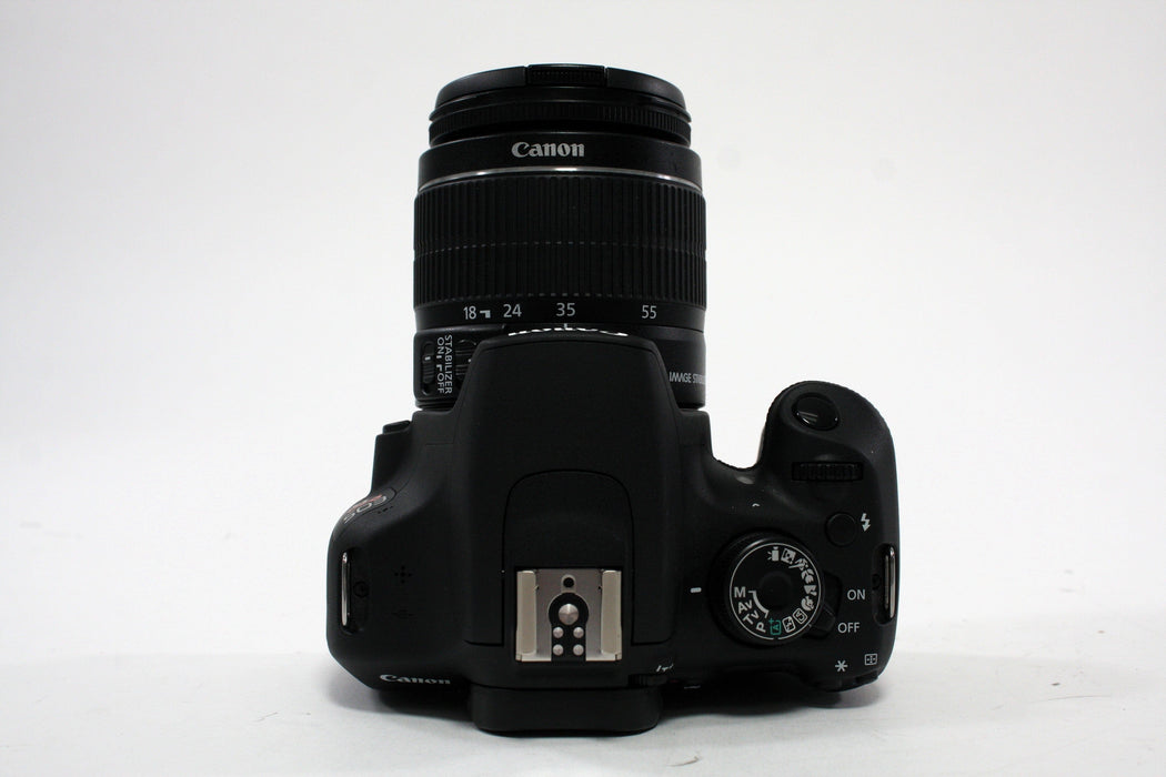 Canon T5 DSLR with 18-55mm f/3.5-5.6 IS II Lens and Shutter Count 23,649