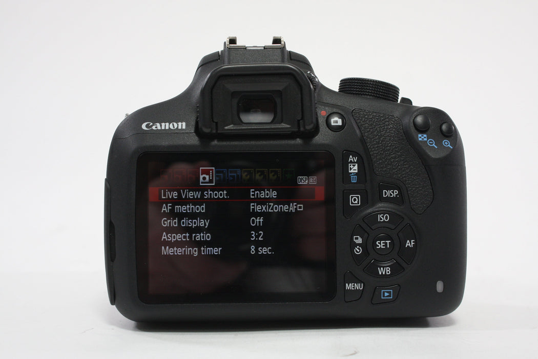 Canon T5 DSLR with 18-55mm f/3.5-5.6 IS II Lens and Shutter Count 23,649