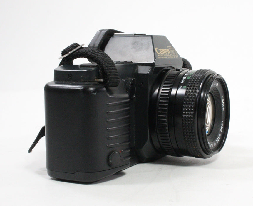 Canon T70 35mm SLR Camera with 50mm f/1.8 Lens