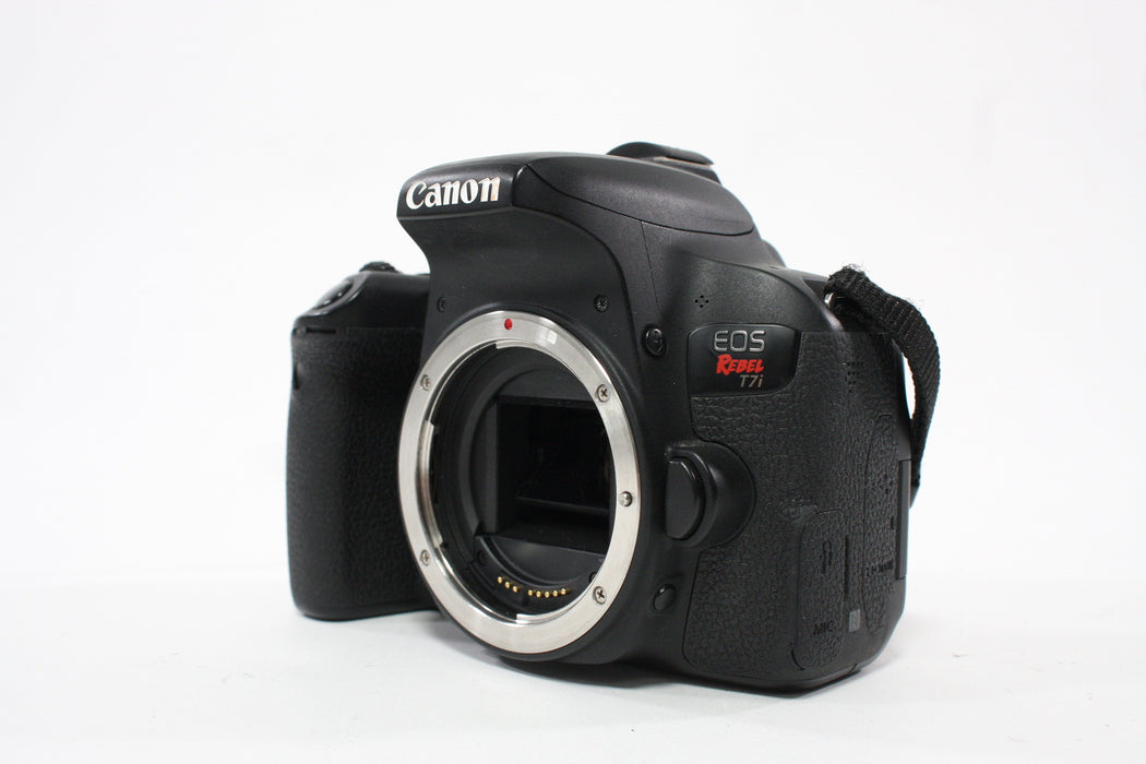 Canon T7i Digital SLR Camera Body with 18-55mm f/4-5.6 IS STM Lens with Shutter Count 53,460