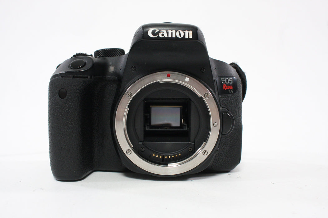 Canon T7i Digital SLR Camera Body with 18-55mm f/4-5.6 IS STM Lens with Shutter Count 53,460