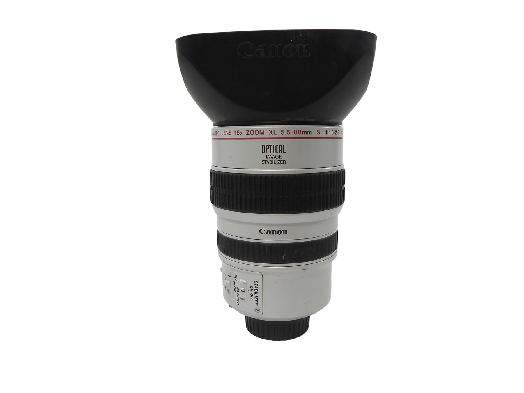 Canon Video Lens 16x Zoom XL 5.5-88mm IS f1.6-2.6