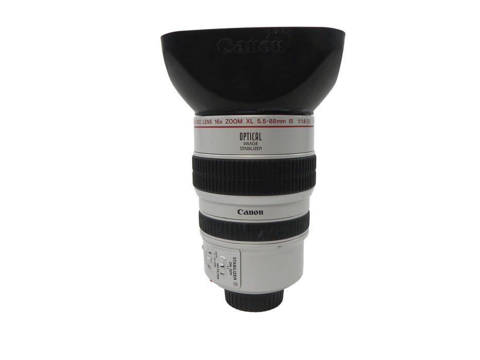Canon Video Lens 16x Zoom XL 5.5-88mm IS f1.6-2.6