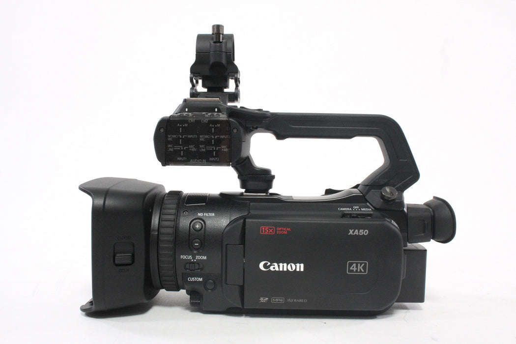 Canon XA50 4K Video Camera - MINT CONDITION