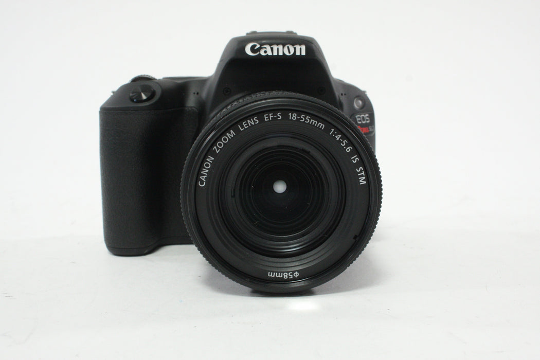 Canon EOS Rebel SL2 DSLR Camera with 18-55mm f/4-5.6 IS STM EF-S EF Mount Lens with a Shutter Count of 608