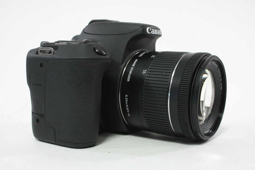 Canon EOS Rebel SL2 DSLR Camera with 18-55mm f/4-5.6 IS STM EF-S EF Mount Lens with a Shutter Count of 608