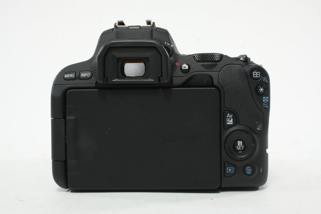 Canon EOS Rebel SL2 DSLR Camera with 18-55mm f/4-5.6 IS STM EF-S EF Mount Lens with a Shutter Count of 608