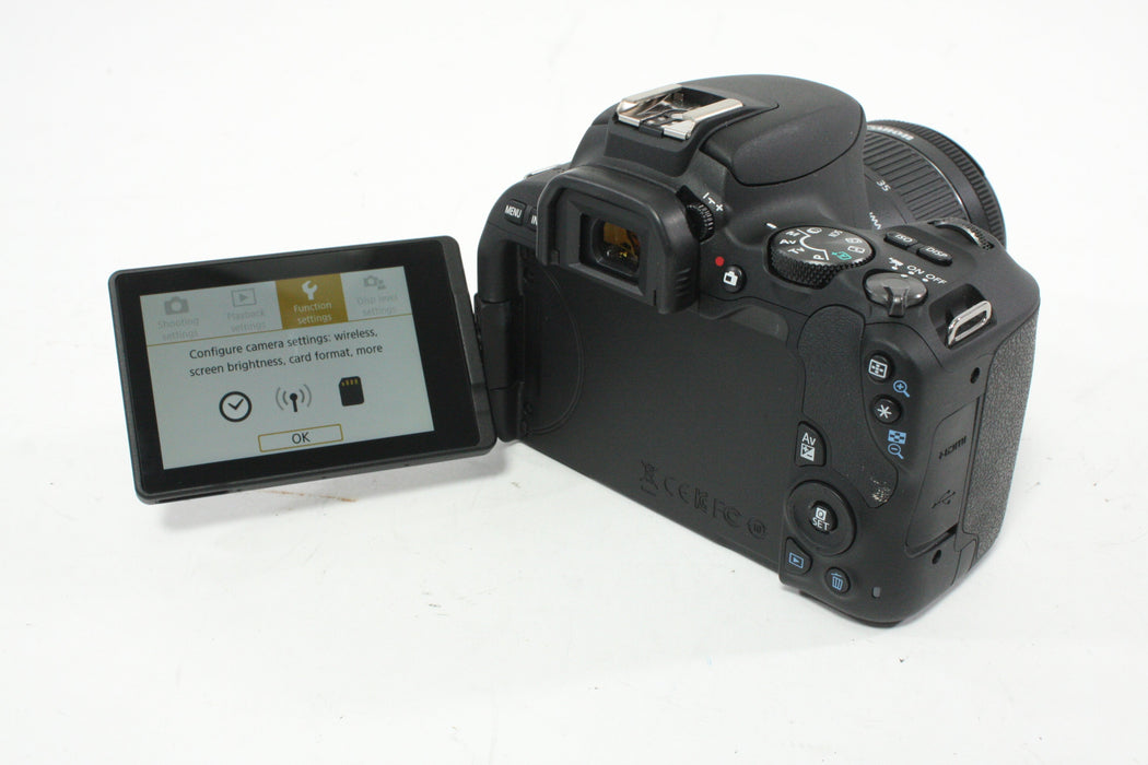 Canon EOS Rebel SL2 DSLR Camera with 18-55mm f/4-5.6 IS STM EF-S EF Mount Lens with a Shutter Count of 608