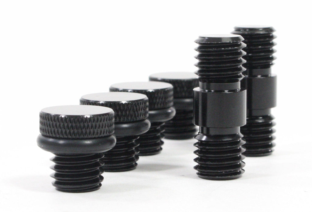 Caps (4) and Extenders (2) for 15mm Rods