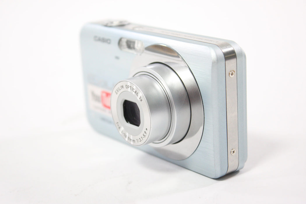 Casio EX-Z80A  Digital Point and Shoot Camera 3x Zoom 8.1mp (Light Blue)