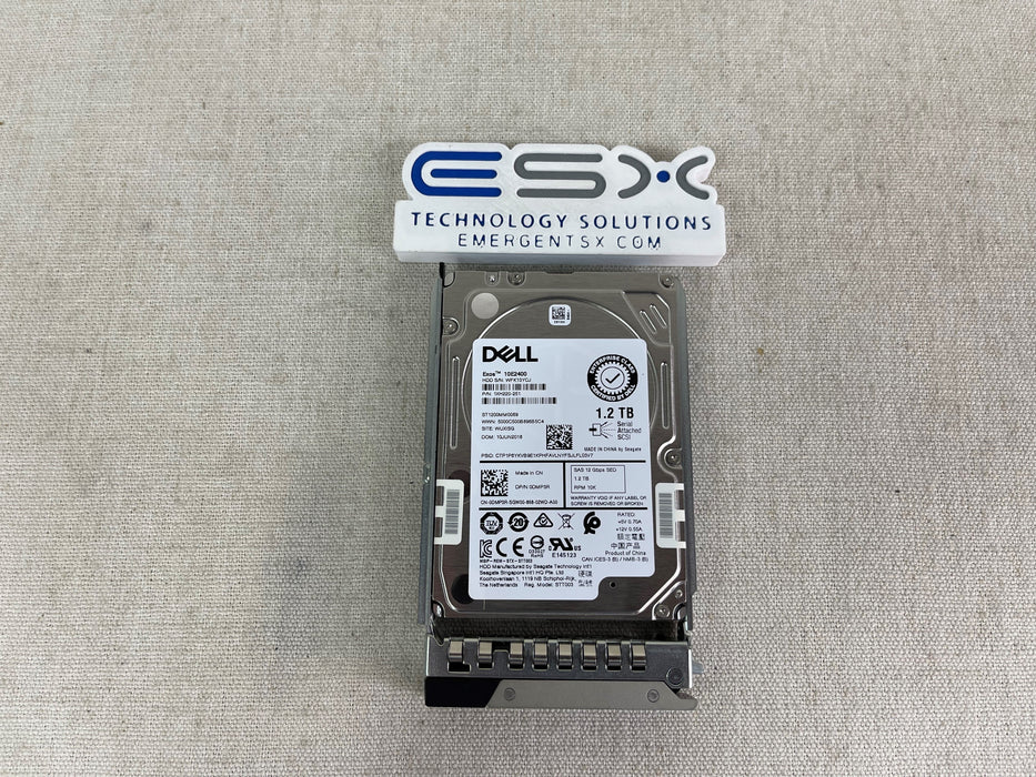 Dell DMP3R 1.2TB 10k 12Gb/s 2.5” SAS Self Encrypting SED Seagate ST1200MM0108
