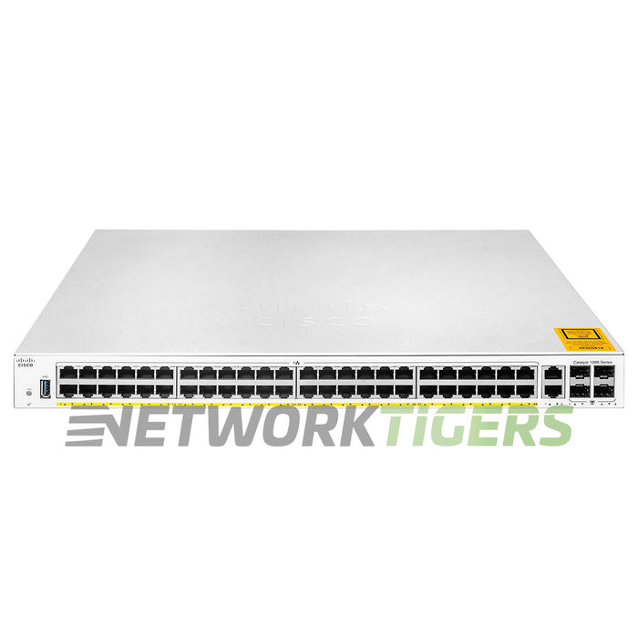 NEW Cisco C1000-48P-4G-L Catalyst 1000 48x 1GB PoE+ RJ45 4x 1GB SFP Switch