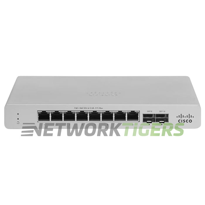 NEW Cisco Meraki MS130-8P-HW 8x 1GB PoE++ RJ45 2x 1GB SFP Unclaimed Switch