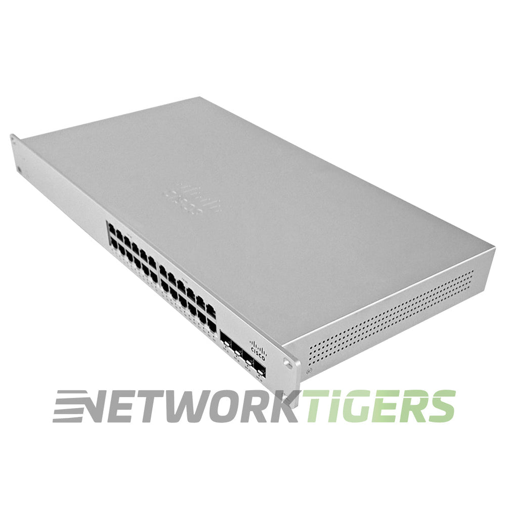 Cisco Meraki MS210-24P-HW 24x 1GB PoE+ RJ45 4x 1GB SFP Unclaimed Switch