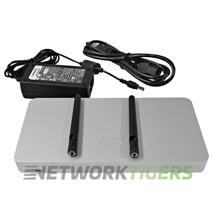 NEW Cisco Meraki MX67C-HW-WW 450 Mbps 5x RJ45 Unclaimed Firewall w/Adapter