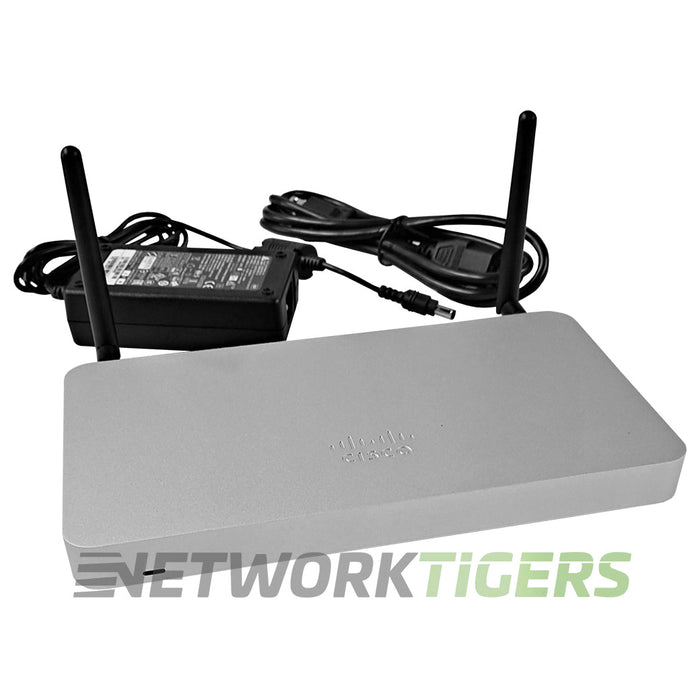 Cisco Meraki MX67C-HW-NA 4x RJ45 LAN 1x RJ45 WAN Unclaimed Firewall w/Adapter
