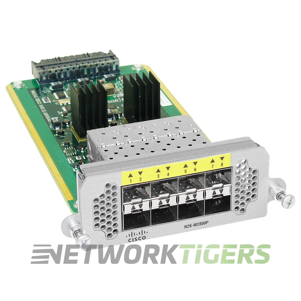 Cisco N2K-M2800P Nexus 2000 Series 8x 10 Gigabit Ethernet SFP+ Switch Module