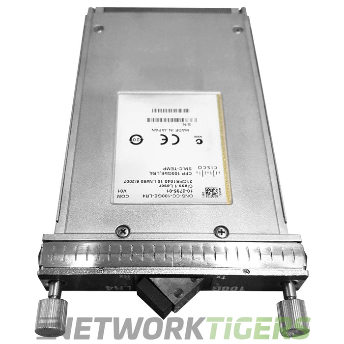 Cisco ONS-CC-100GE-LR4 10GB BASE- LR4 1310nm SMF 10km CFP Transceiver
