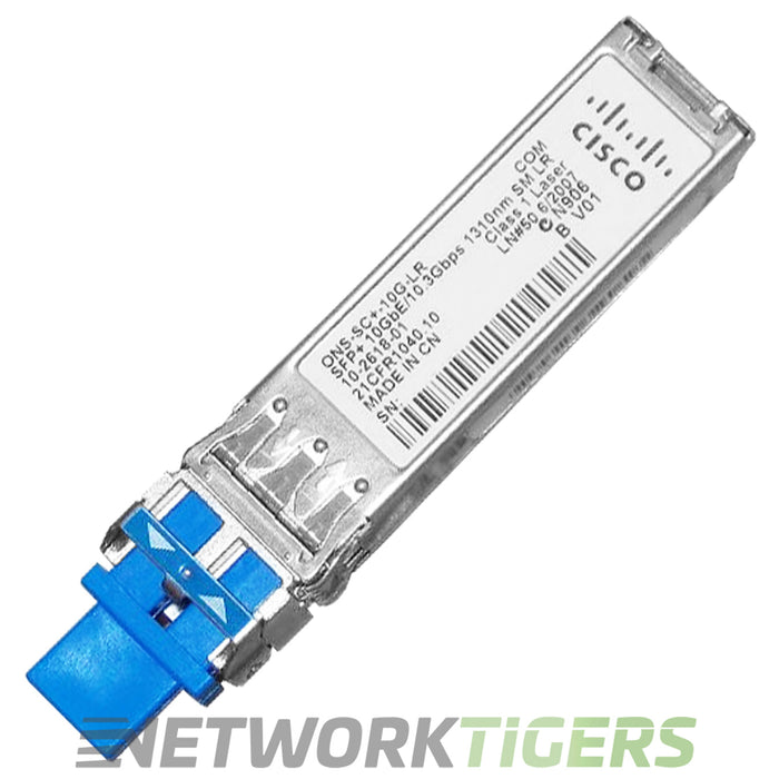 Cisco ONS-SC+-10G-LR 10GB BASE-LR 1310nm Long Reach SMF SFP+ Transceiver