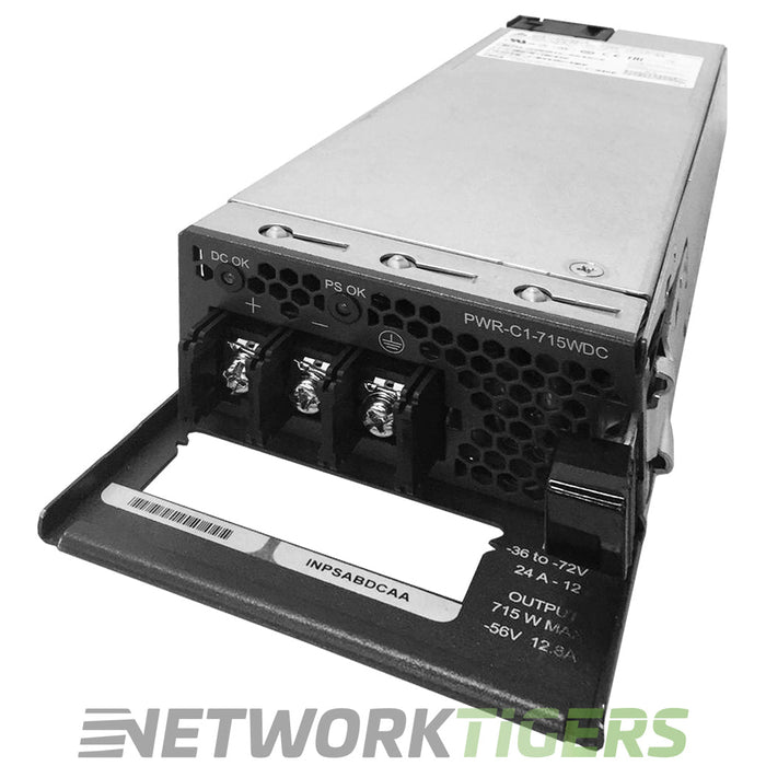 NEW Cisco PWR-C1-715WDC Catalyst 9300 715W DC Platinum Rated Switch Power Supply