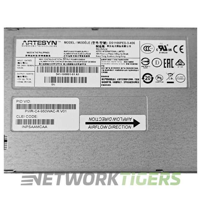 NEW Cisco PWR-C4-950WAC-R Catalyst 9500 950W AC F-B Air Switch Power Supply