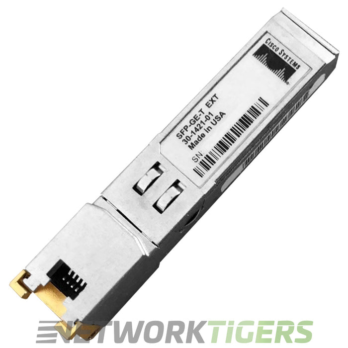 Cisco SFP-GE-T 1GB BASE-T RJ45 Cat 5/6 SFP Transceiver