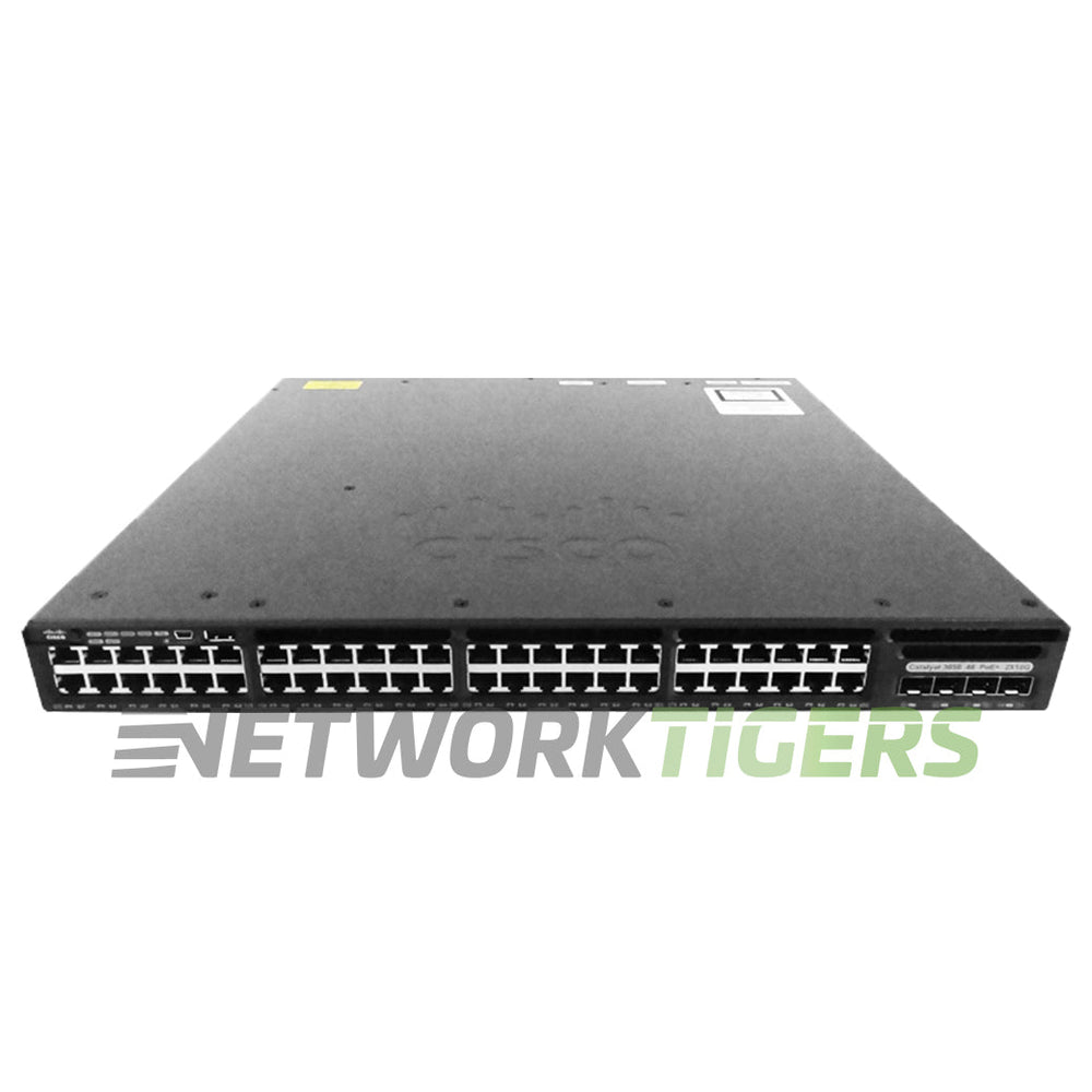 Cisco WS-C3650-48FD-E 48x 1GB PoE+ RJ45 2x 10GB SFP+ 2x 1GB SFP Switch
