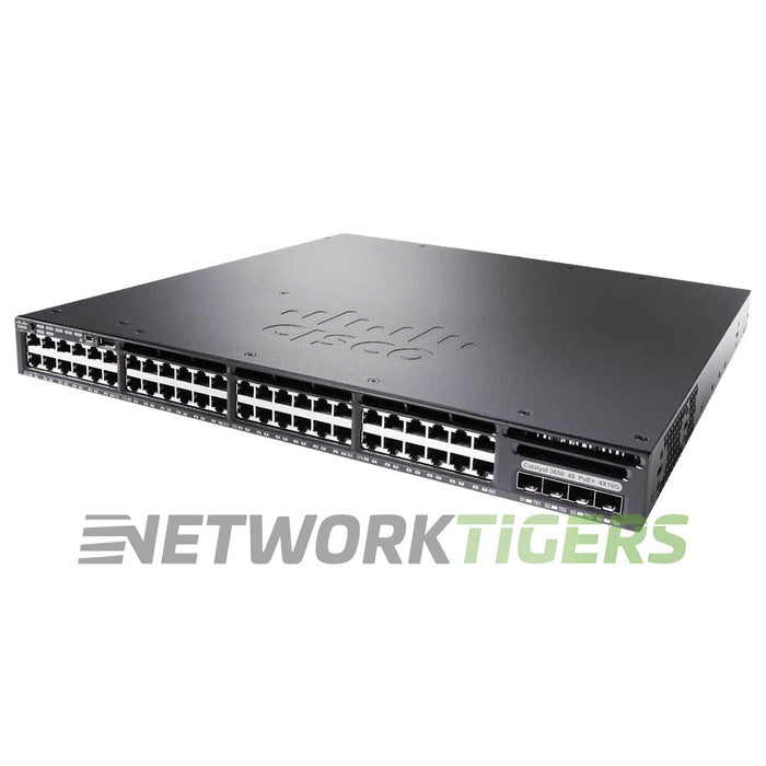 Cisco WS-C3650-48FQ-L Catalyst 3650 48x 1GB PoE+ RJ45 4x 10GB SFP+ Switch