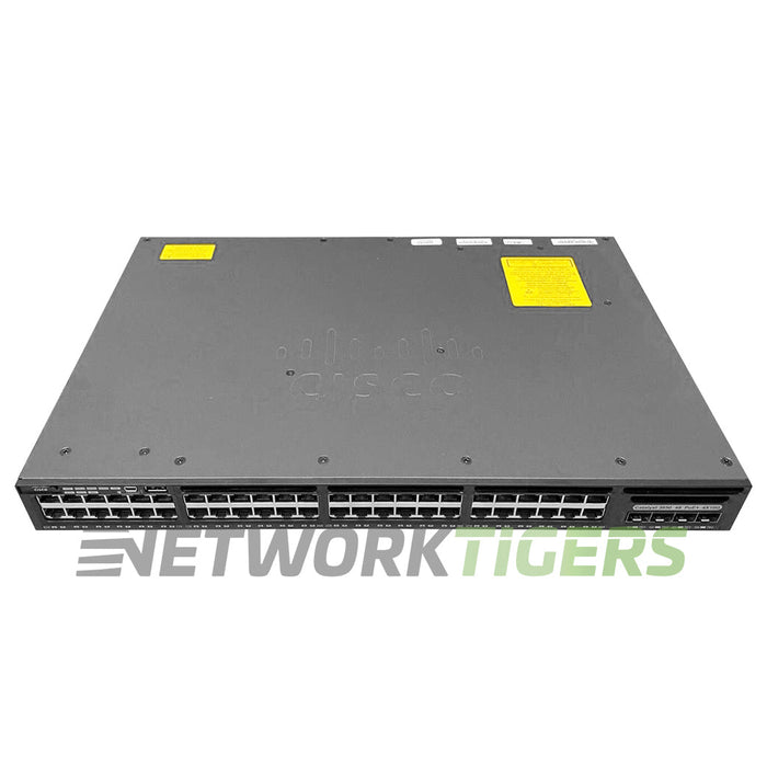 Cisco WS-C3650-48FQM-L 48x 1GB PoE+ RJ45 4x 10GB SFP+ Switch