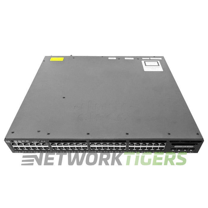 Cisco WS-C3650-48TQ-E 48x 1GB RJ45 4x 10GB SFP+ Switch