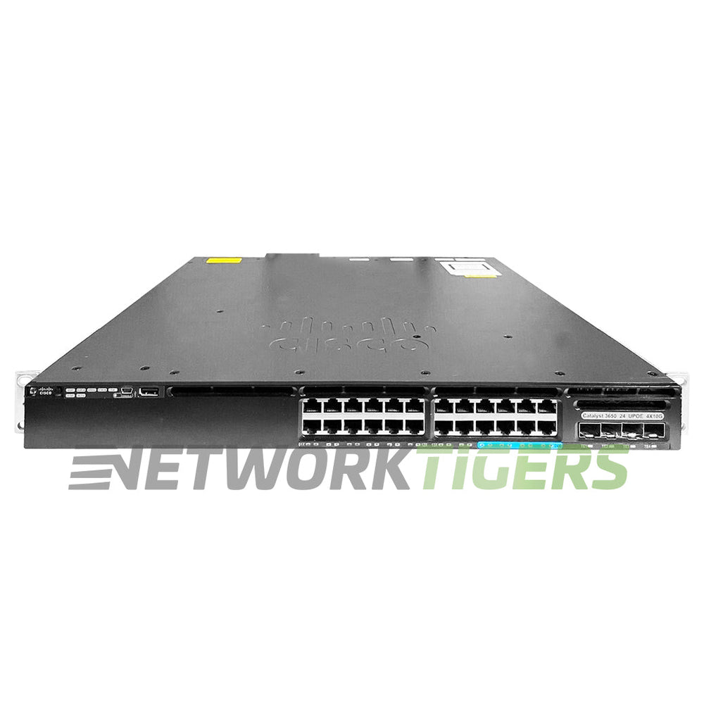 Cisco WS-C3650-8X24UQ-S Catalyst 3650 24x MultiGB UPoE RJ45 4x 10GB SFP+ Switch