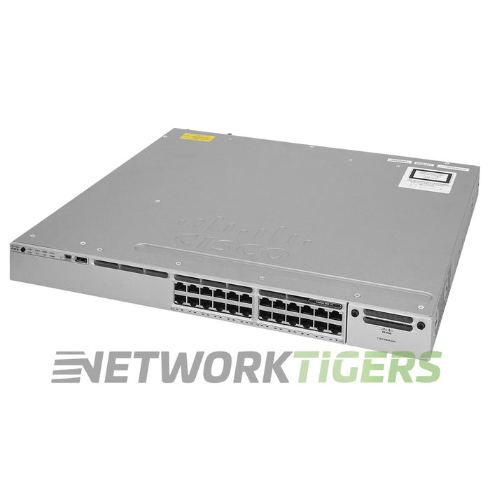 Cisco WS-C3850-24T-E Catalyst 3850 24x 1GB RJ45 1x Expansion Module Slot Switch