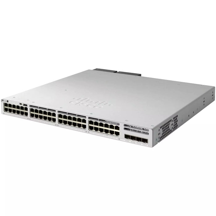 C9300L-48PF-4G-A - Cisco Catalyst 9300 switch with 48-port 1G copper, fixed 4x1G SFP uplinks, PoE+, and Network Advantage