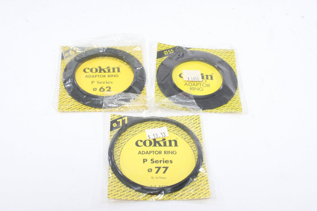 Cokin Filter Set with Stepdown Rings and Lee Filter Cases