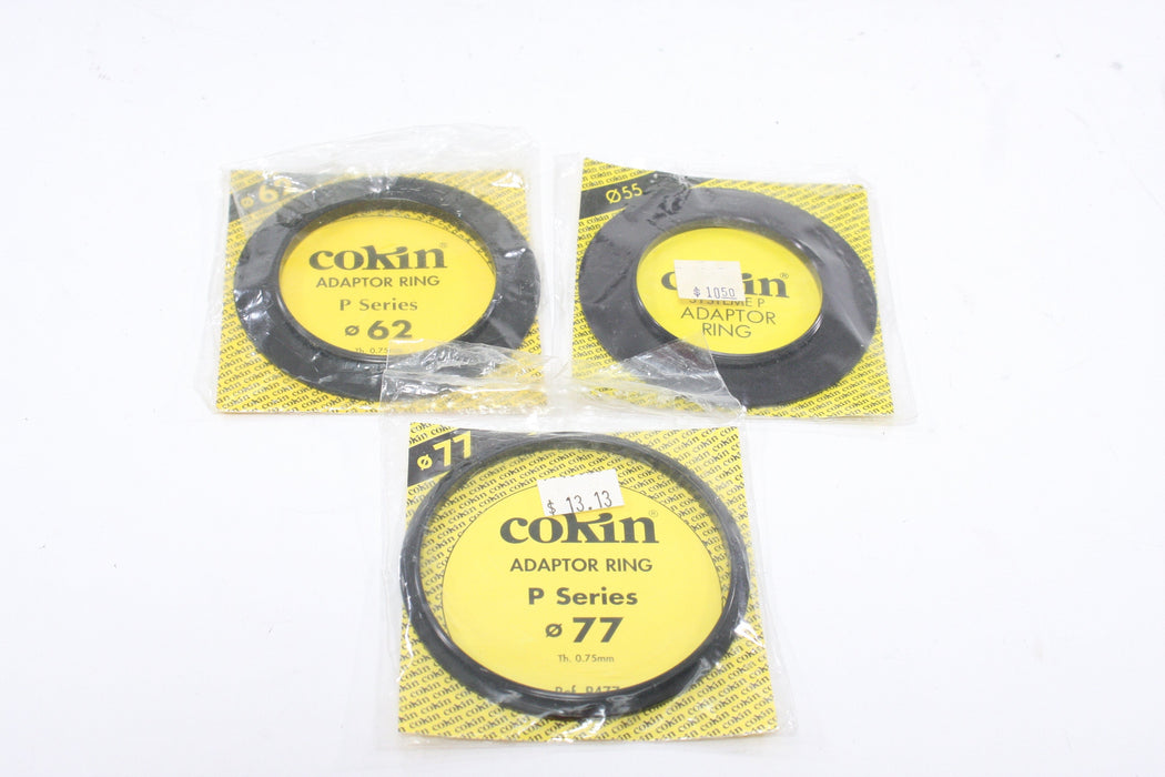 Cokin Filter Set with Stepdown Rings and Lee Filter Cases