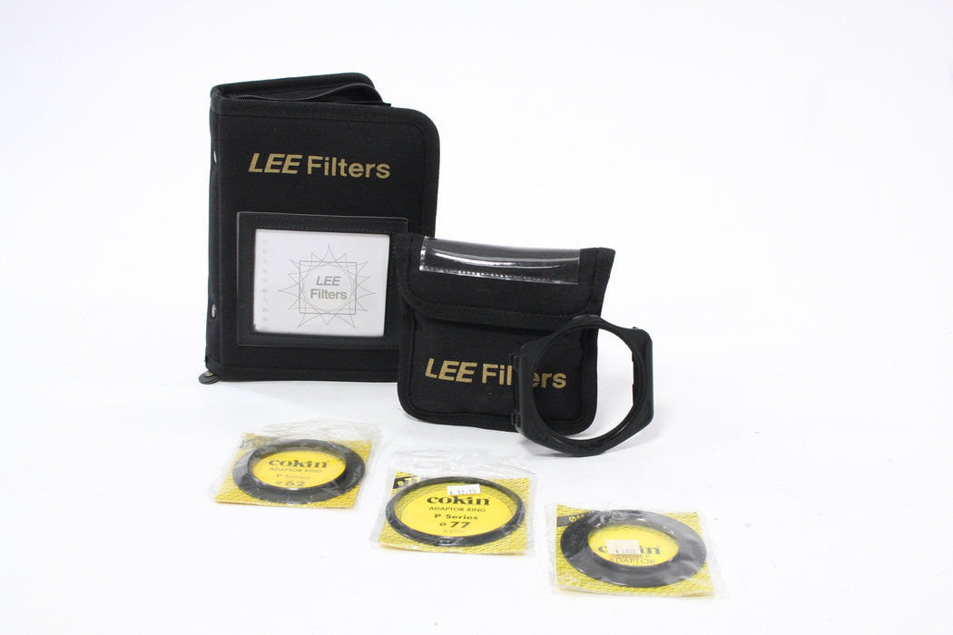 Cokin Filter Set with Stepdown Rings and Lee Filter Cases