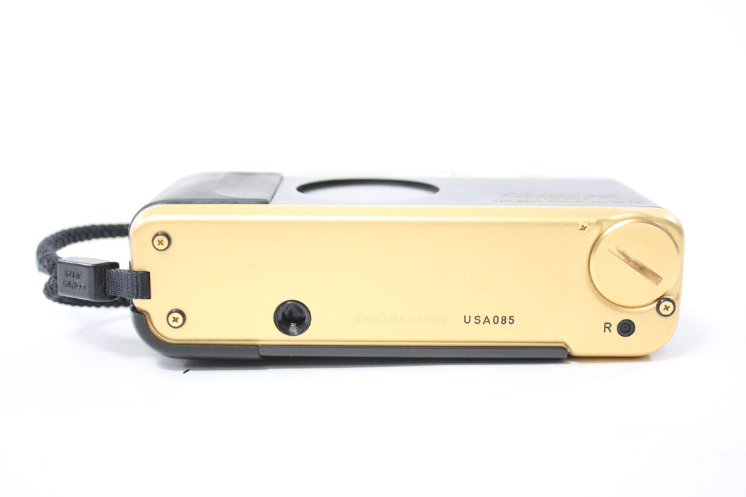 Contax T2 35mm Point and Shoot Camera (Gold, 60th Anniversary Edition)