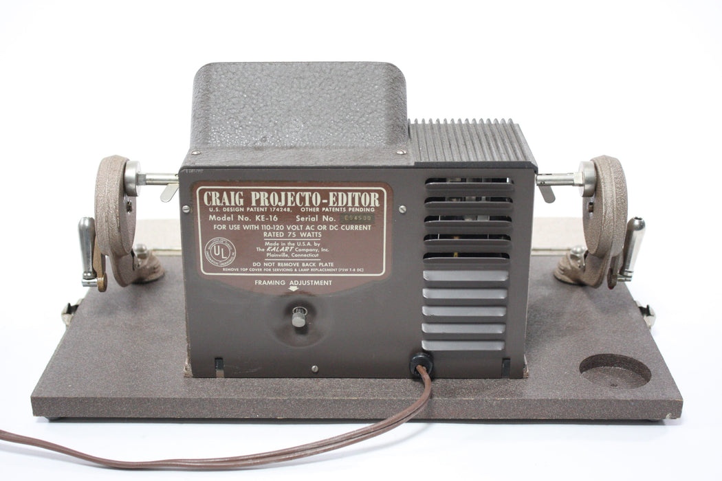 Craig Kalart 16mm Projecto-Editor