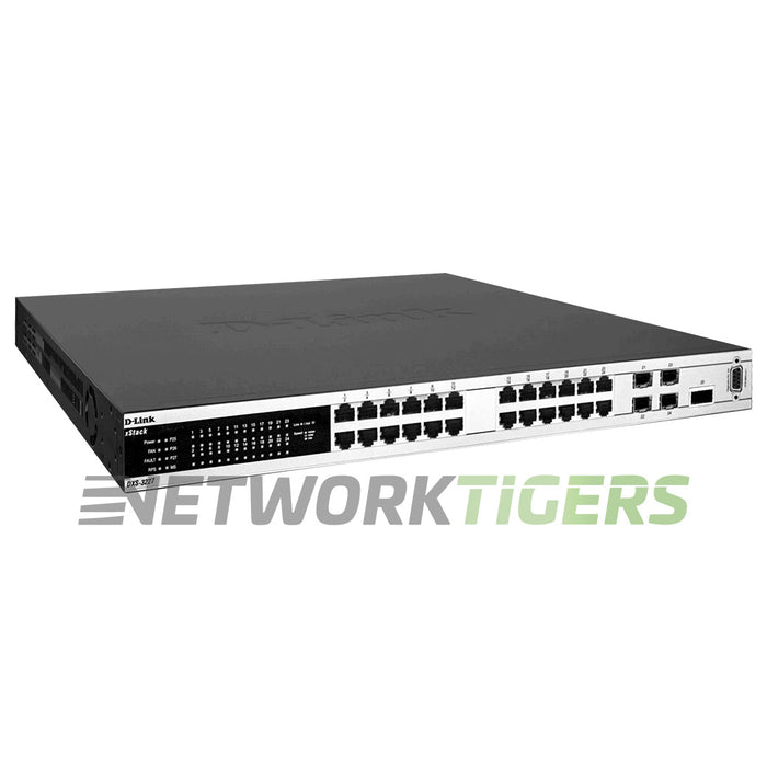 D-Link DXS-3227-TAA 24x 1GB RJ45 4x 1GB Combo SFP 1x XFP 2x Slot (TAA) Switch