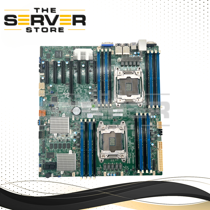 Supermicro Dual Xeon E5-2600 v3 v4 10GbE LGA2011-3 E-ATX Motherboard X10DRH-CT