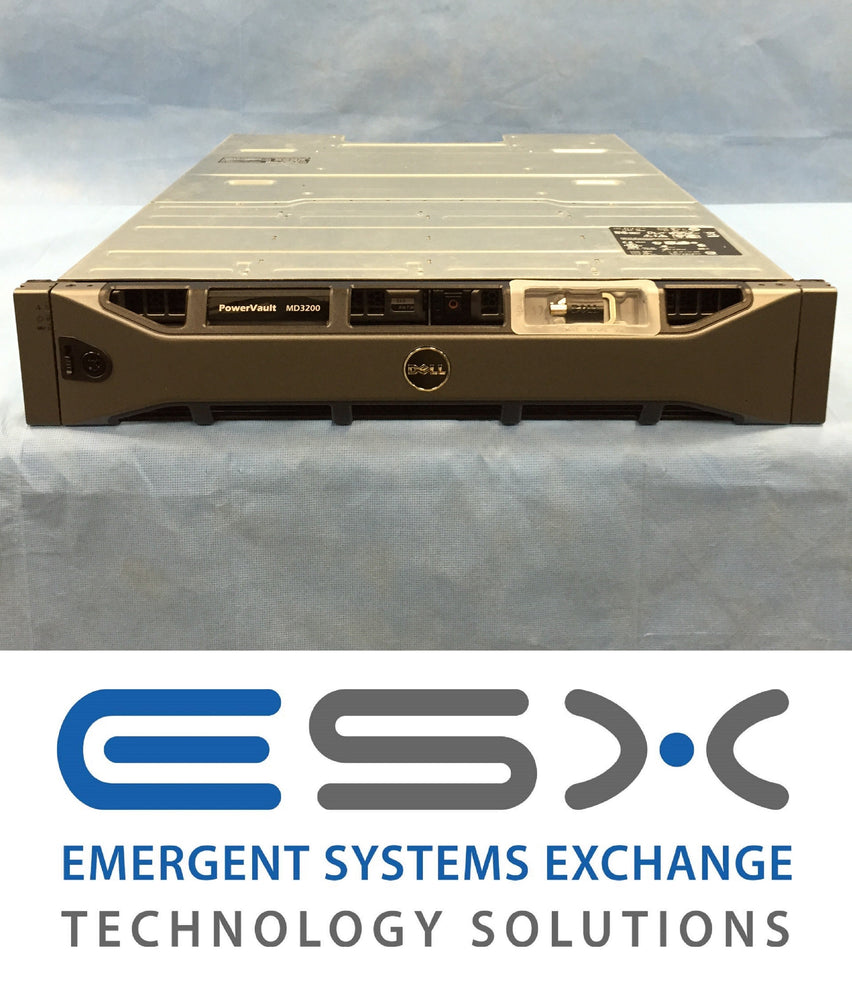 Dell PowerVault MD3200i w/ 12x 2TB 7.2k SAS HDD Dual PSU Dual EMM