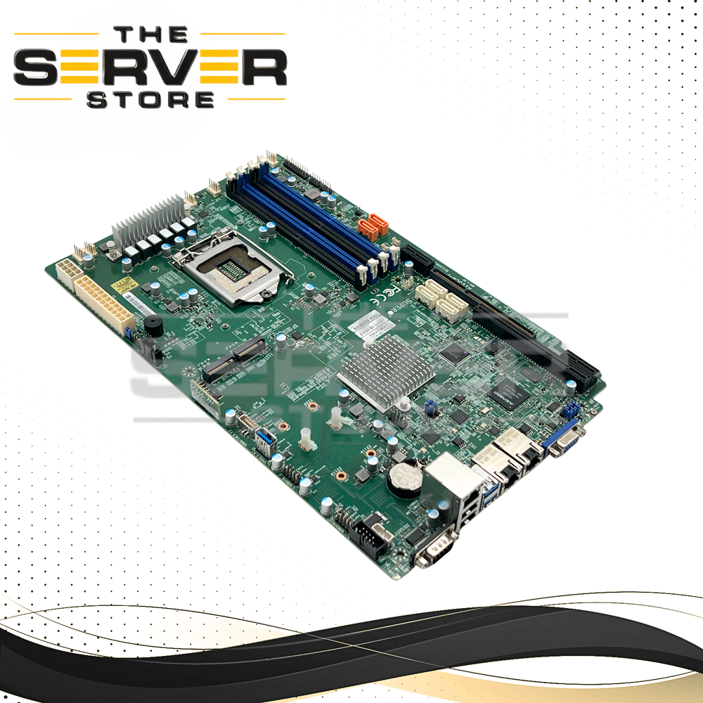 Supermicro Motherboard Single Socket FCLGA1151 (Socket H4) Supported X11SCW-F