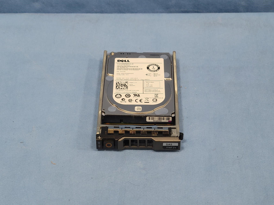 Dell 9W5WV 1TB 7.2k 6Gb/s 2.5” SAS Hard Drive with R-Series Tray ST91000640SS
