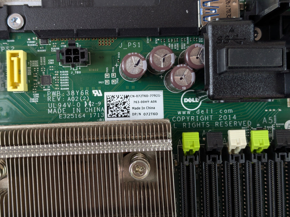 Dell 72T6D Main System Motherboard Assembly for PowerEdge R730/R730XD