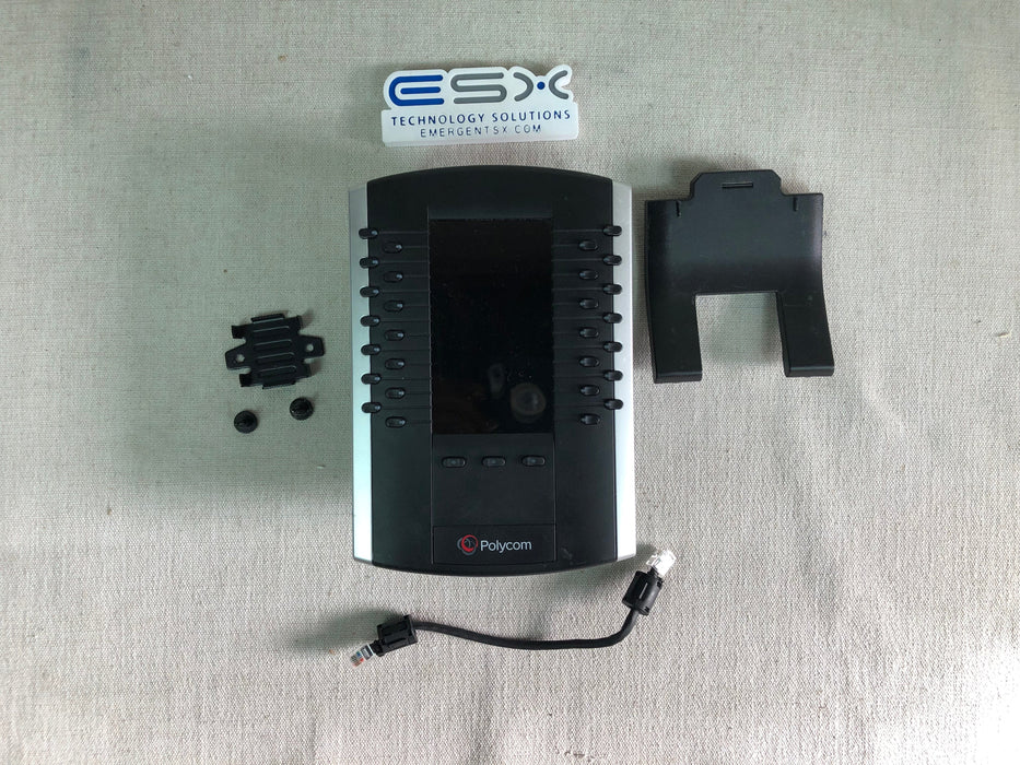 New Open Box VVX Color Expansion Module w/ Stand, Screws and Ethernet Cable