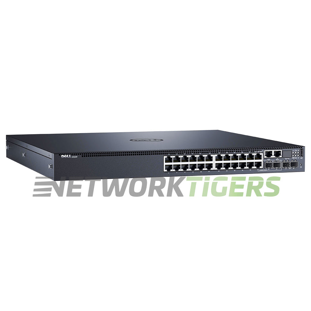 Dell S3124 24x 1GB RJ45 2x 1GB Combo 2x 10GB SFP+ F-B Airflow 210-AIMQ Switch