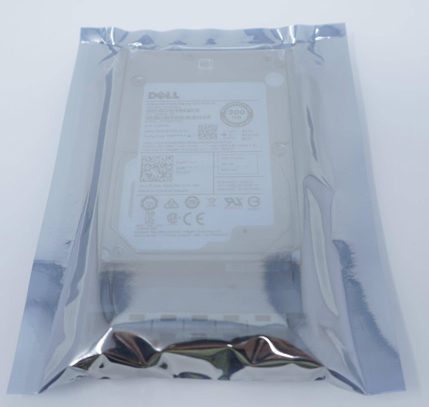 Dell 7FJW4 ST300MM0008 300GB SAS 2.5'' 10K 12Gbps Hard Drive