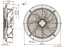 FN035-4EH.WD.V7 ZIEHL-ABEGG Axial Fan 0.13/0.16kW 230V 0.57/0.73A 1100/1130rpm