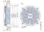 FN056-ZIK.DC.V5P4 ZIEHL-ABEGG Axial Fan 3~200-240V 1.1 kW 3.4/2.8 A 1380 rpm